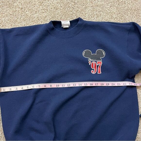Vintage Disney Micky Mouse Crew Sweatshirt Men's L - Picture 7 of 7